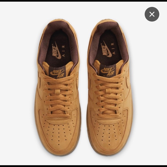 Nike Air Force 1 Low “Wheat Dark Mocha” Size 9.5 - Picture 7 of 10